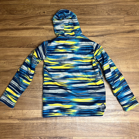 Burton Dryride Mountain Dew Poacher Men Size Small Green Blue Chittagong Jacket - Picture 2 of 13